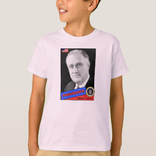 T-shirts Cartão de Beisebol Franklin D. Roosevelt