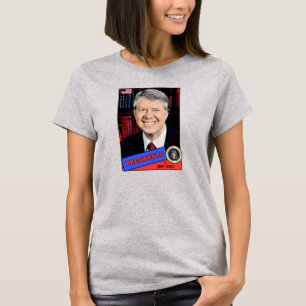 T-shirts Cartão de Beisebol Jimmy Carter