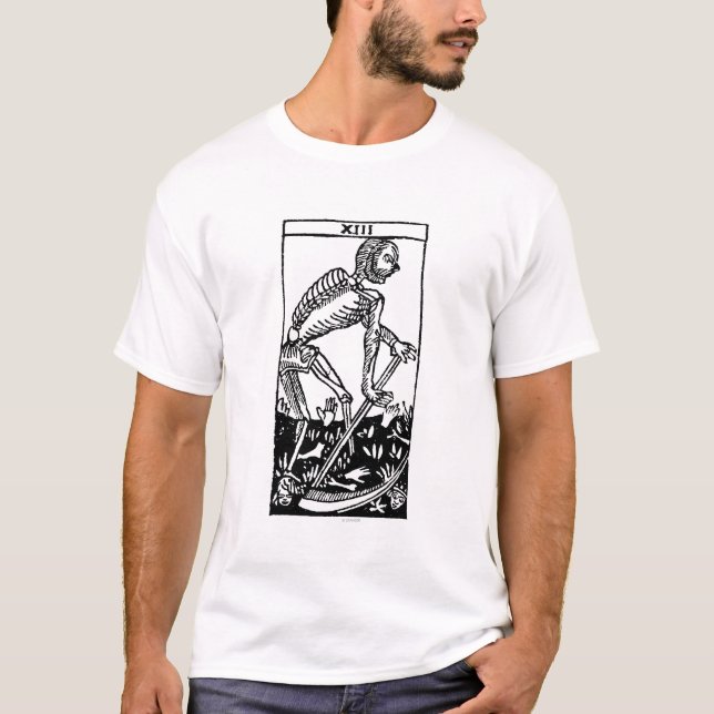 T-shirts Cartão de Tarot: Morte (Frente)