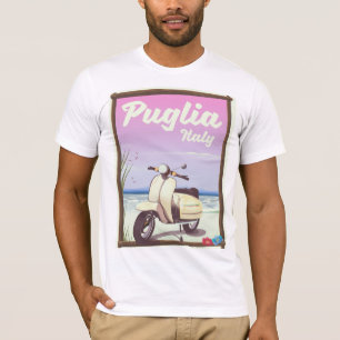T-shirts Cartaz do viagem de Puglia Italia