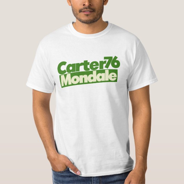 T-shirts Carter Mondale Vintage Politics (Frente)