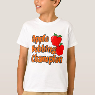 T-shirts Cartoon Apple Bobbing Champion Autumn Apple
