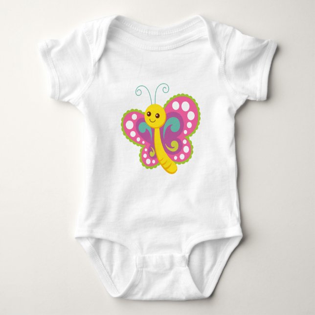 T-shirts Cartoon Butterfly (Frente)
