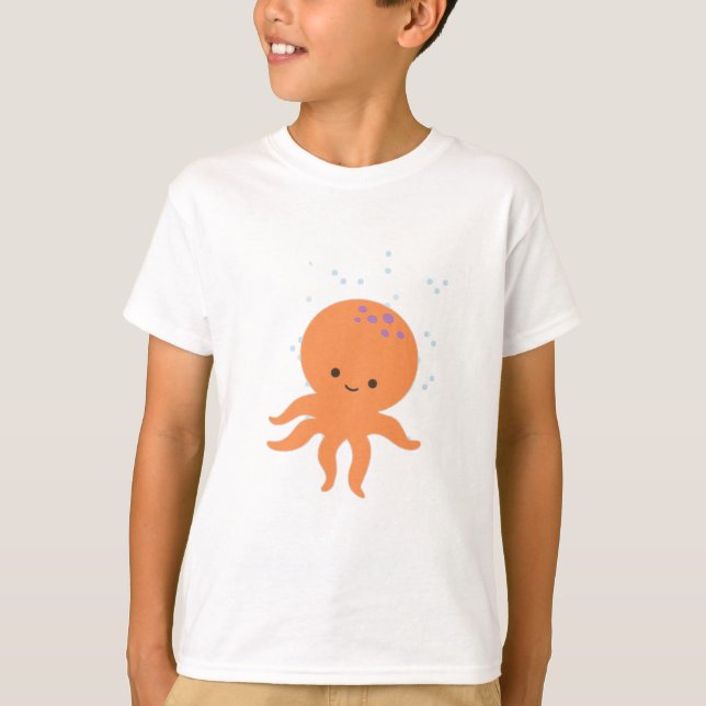 T-shirts Cartoon de polvo bonito (Frente)