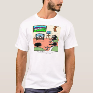 T-shirts Cartoon Ensino dos Pais