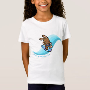 T-shirts Cartoon Hawaiaf Surfing Holiday Turq