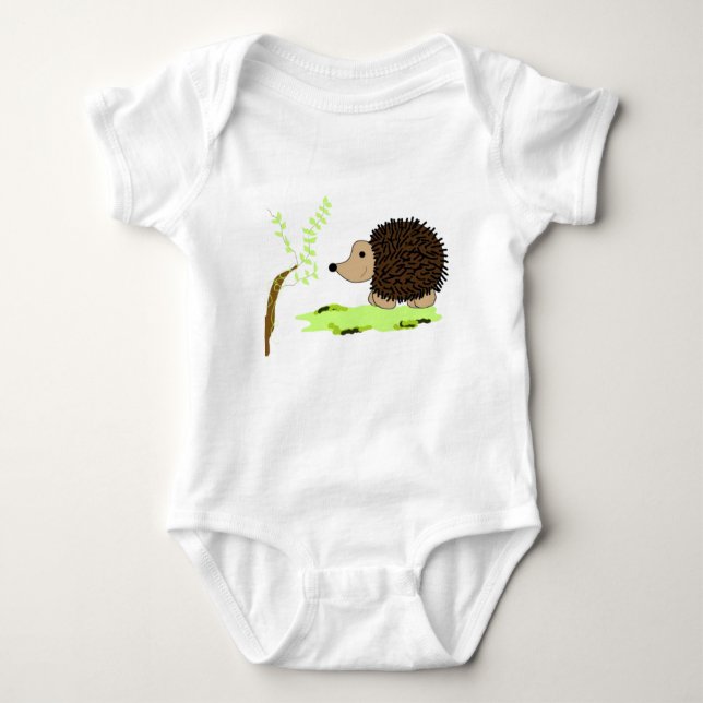T-shirts Cartoon Hedgehog (Frente)