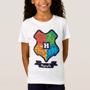 T-shirts Cartoon Hogwarts Crest
