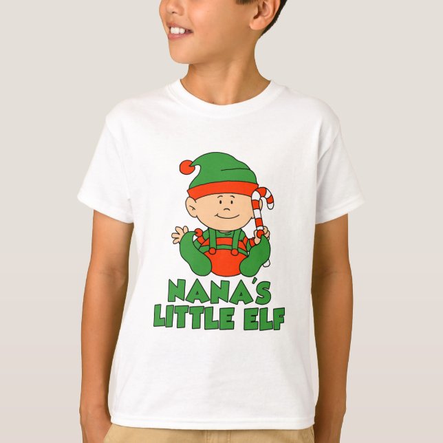 T-shirts Cartoon LiTtle Elf Cute de Nana (Frente)
