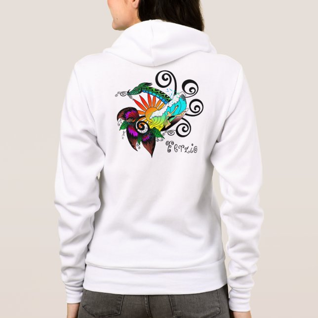 T-shirts Cartoon Surfer Dude (Verso)