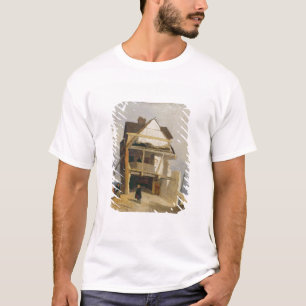 T-shirts Casa arruinada, c.1807-10 (óleo no millboard