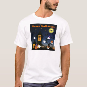 T-shirts Casa Assombrada Feliz Halloween