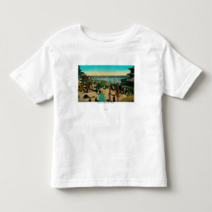 T-shirts Casa da praia e do banho, praia longa de