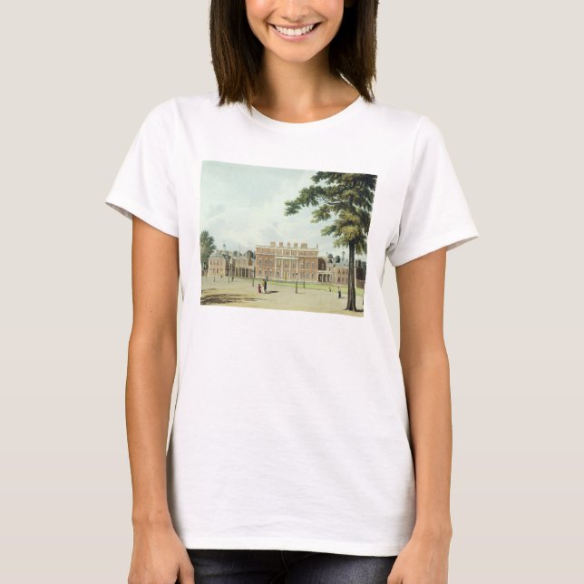 T-shirts Casa de Buckingham, 'da história do R real (Frente)