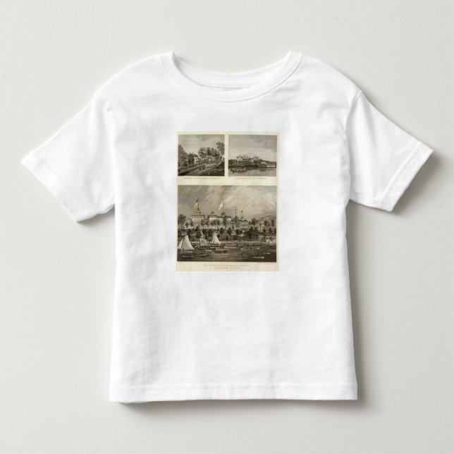 T-shirts Casa de Gregory, Doane, residências de Thompson (Frente)