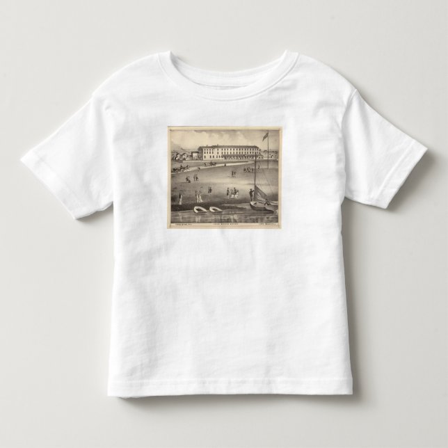 T-shirts Casa de Long Beach, Long Beach, NJ (Frente)