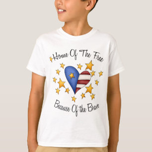 T-shirts Casa do livre devido ao bravo