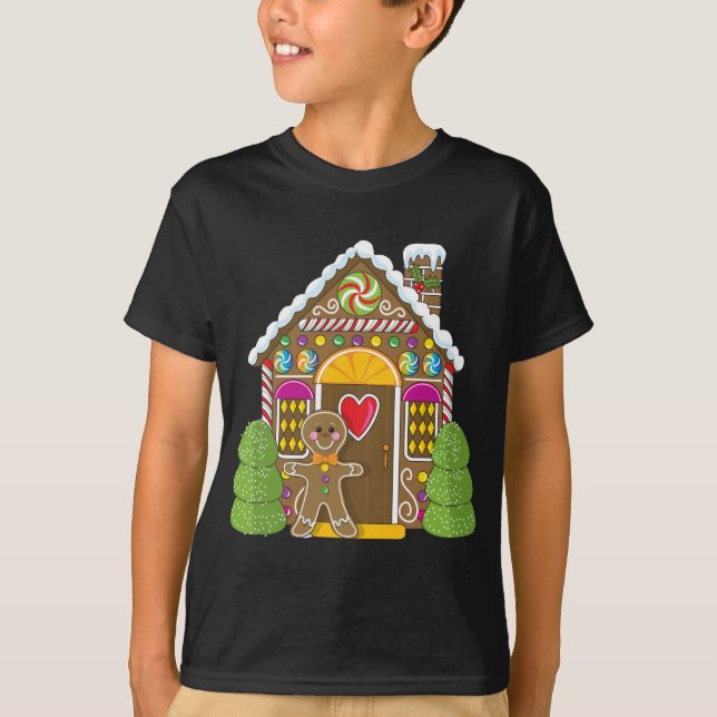 T-shirts Casa e homem de pão-de-espécie (Frente)