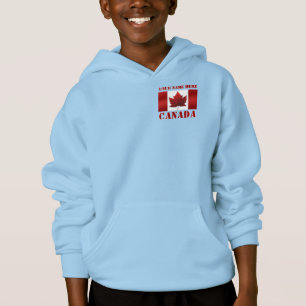 T-shirts Casaco Canadá Infantil Capuz Personalizado para Cr
