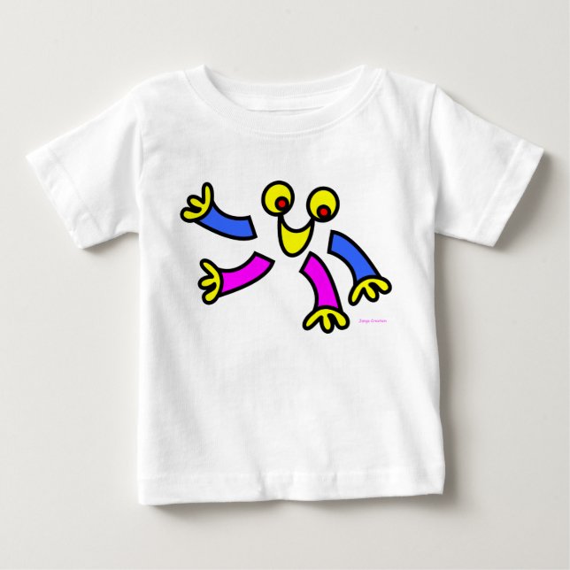 T-shirts casaco com capuz para crianças pequenas (Frente)