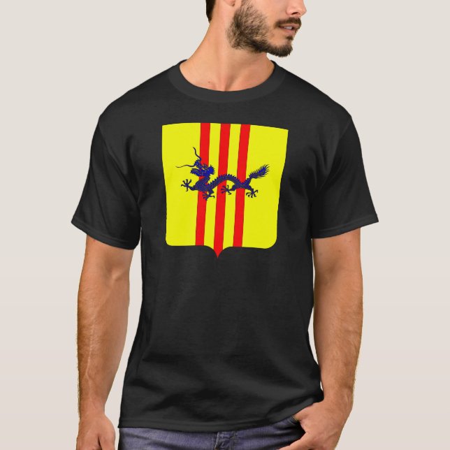 T-shirts Casaco de Armas do Vietname do Sul (1954 - 1955) (Frente)