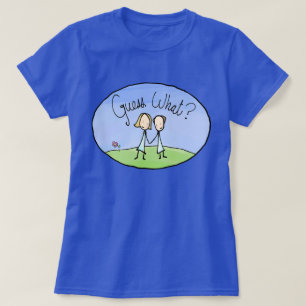 T-shirts Casal Lésbico Bonito Sabe O Que