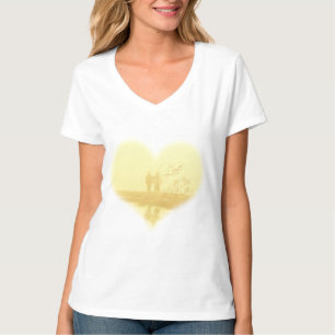 T-shirts Casamento de Praia Amarela