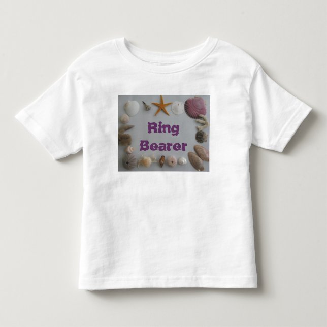 T-shirts Casamento Ring Bearer/Beach (Frente)