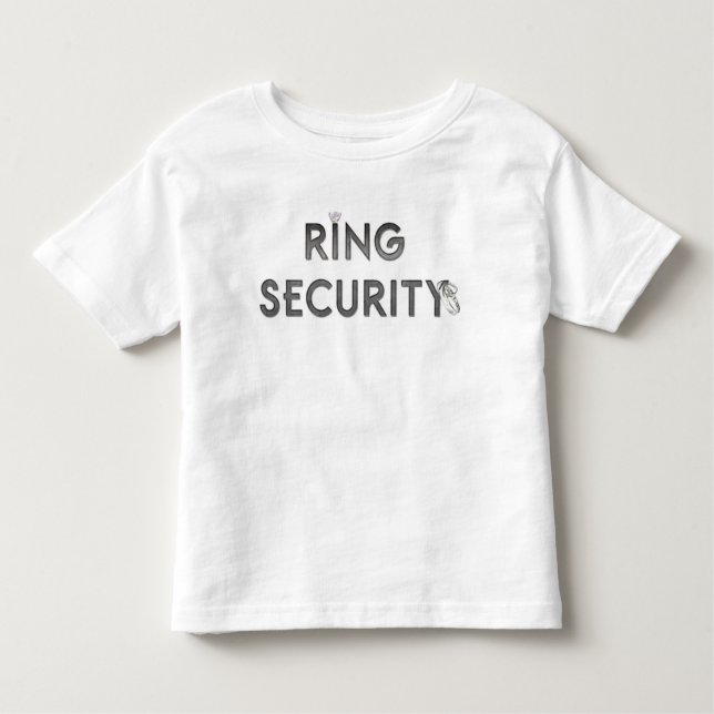 T-shirts Casamento "RING SECURITY" (Frente)