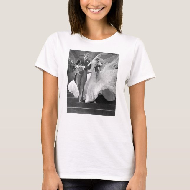 T-shirts casamento vintage (Frente)