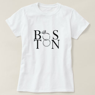 T-shirts Casando-Se Em Boston