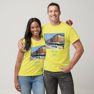 T-shirts Casas coloridas de Burano