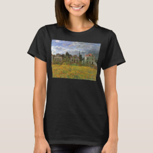 T-shirts Casas na Argentina por Claude Monet, Vintage Art