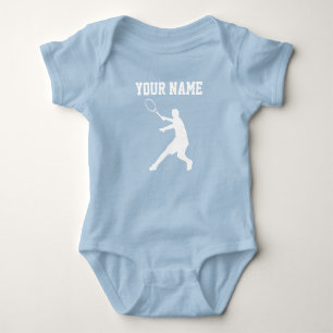 T-shirts Casca de bebê para esportes azuis tênis