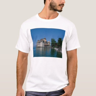 T-shirts Castelo Chillon, Lago de Genebra, Cantão de Vaud,