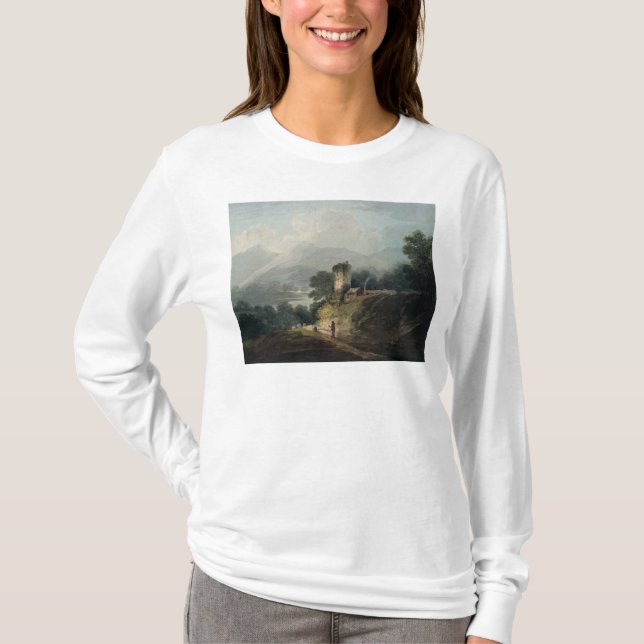 T-shirts Castelo de Ross, Killarney, Kerry do condado (Frente)