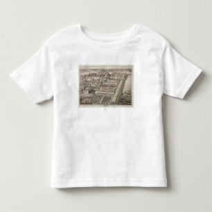 T-shirts Castelo de Windsor, gravado por Johannes Kip