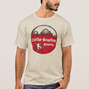 T-shirts Castle Mountain Alberta Canada cara conselho tee