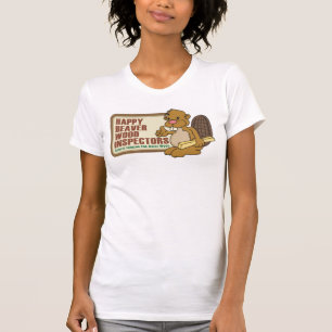 T-shirts Castor feliz 1