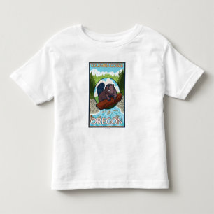T-shirts Castor & rio - desfiladeiro de Colômbia, Oregon