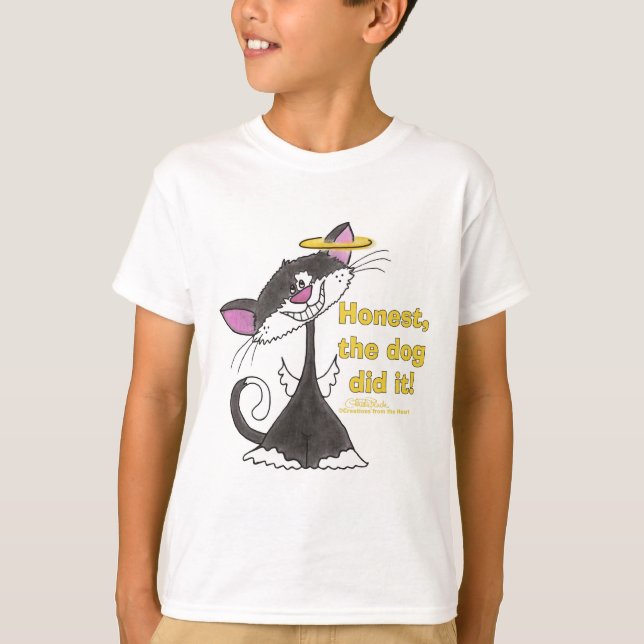 T-shirts Cat Angel (Frente)