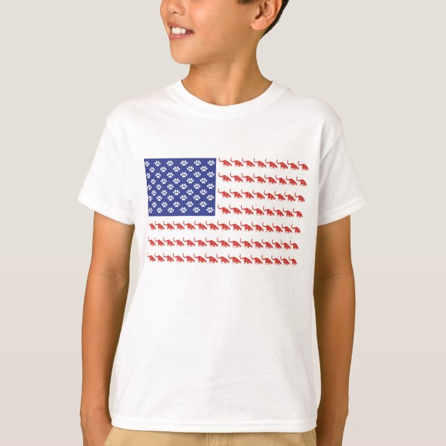 T-shirts Cat-Flag-Tee (Frente)