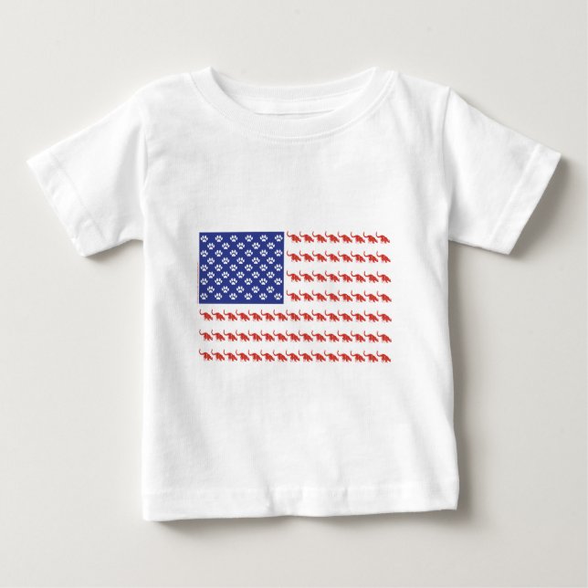 T-shirts Cat-Flag-Tee (Frente)