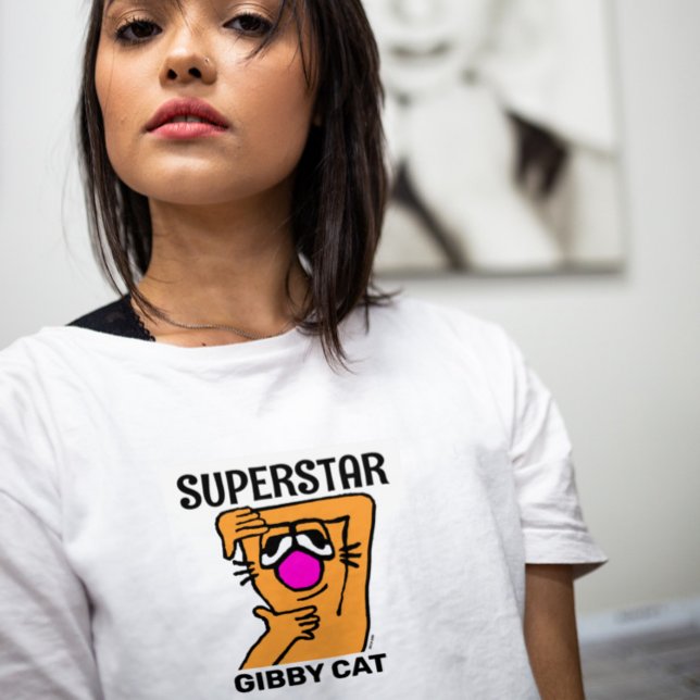 T-Shirts CAT GIBBY GIBBY DA SUPERSTAR (Criador carregado)