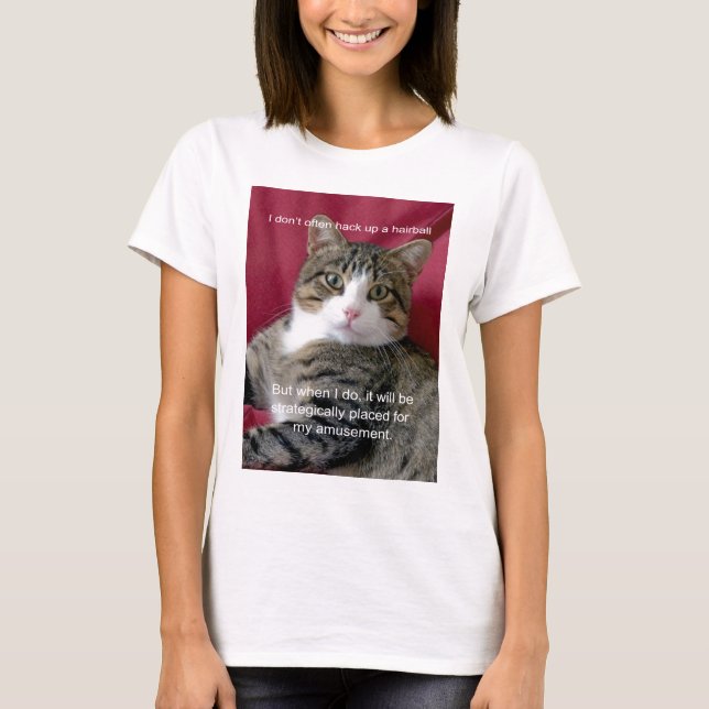 T-shirts Cat Meme (Frente)