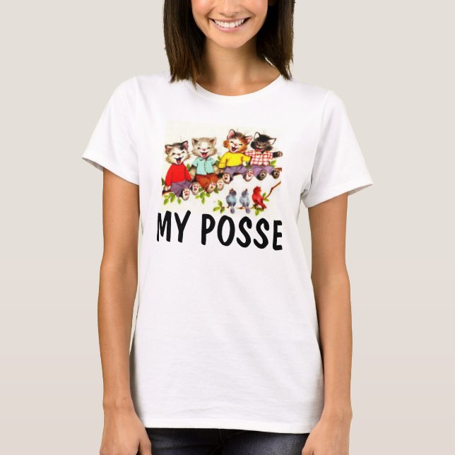 T-shirts CAT POSSE (Frente)