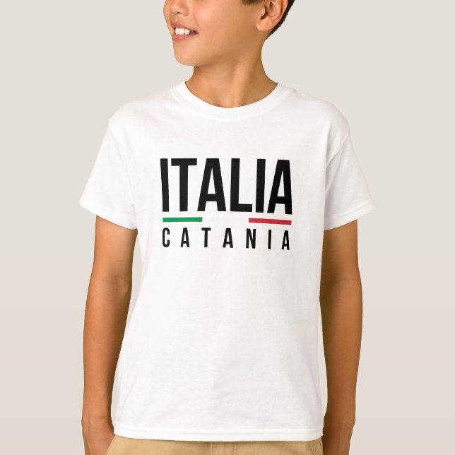 T-shirts Catania Italia (Frente)