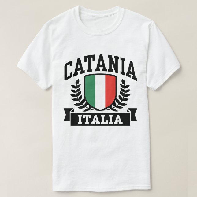T-shirts Catania Italia (Frente do Design)