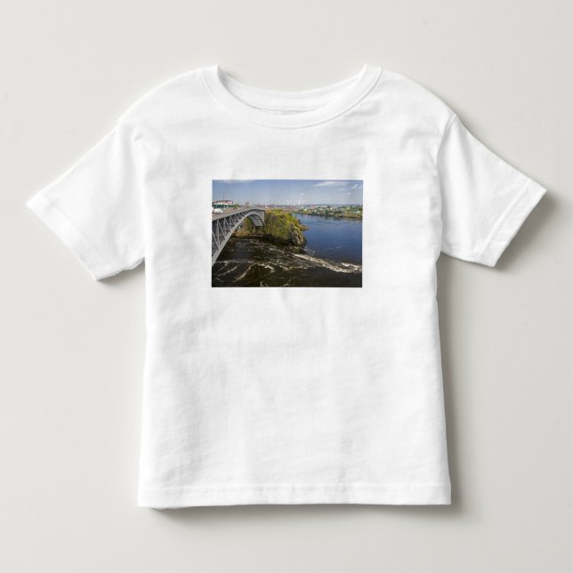 T-shirts Cataratas reversas no rio St. John em St. (Frente)