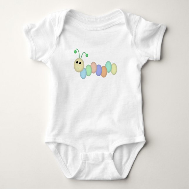 T-shirts Caterpillar Baby Bodydress (Frente)